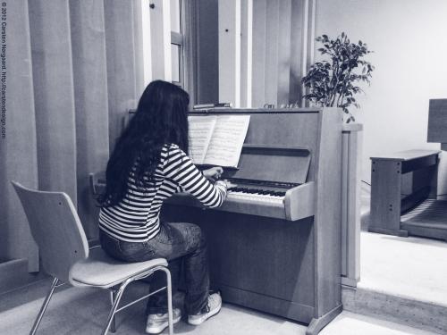 My Wife Practising Chopin Ballade No. 1