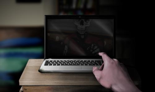 People are dying behind a screen