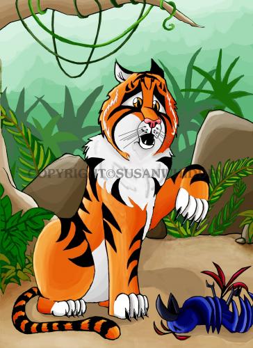 Odyssey, the Tiger who Changed his Eating Habits