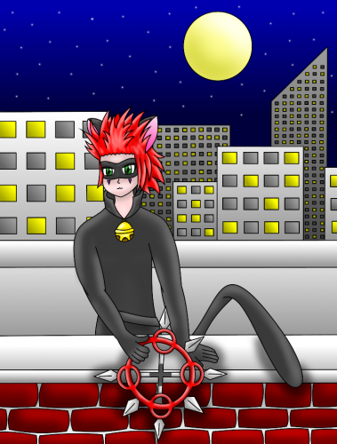 Kingdom Hearts Axel Chat Noir