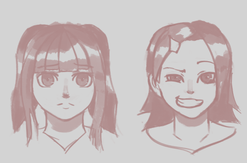 Sayaka and Ayumi busts