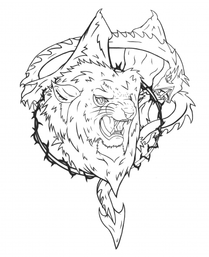 lion dragon tattoo final
