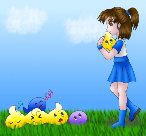 Arle Puyo Puyo colored