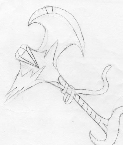 The Armageddon Battle Ax (Yami's signature weapon)