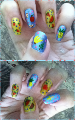 fruits manicure