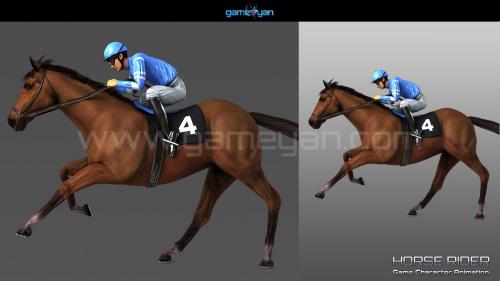 Horse Rider Character Animation