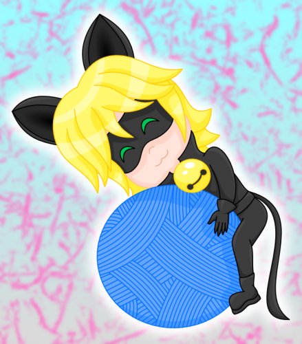 Chat Noir's ball of yarn