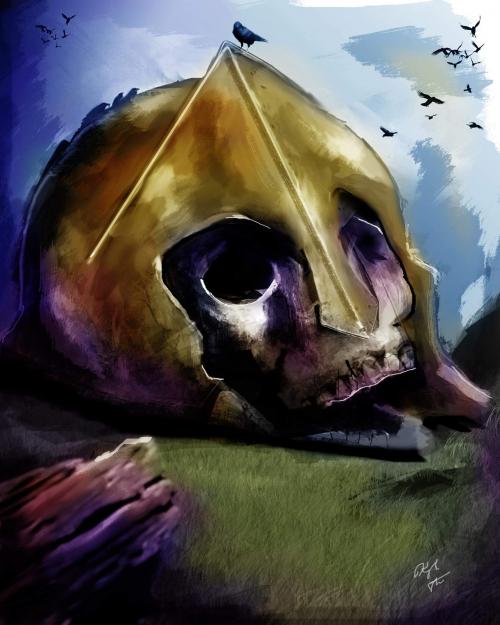 Skull doodle