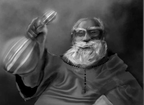 Brother Brudis the drunk guide