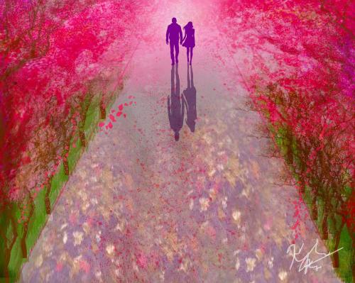 A walk amongst the flowers