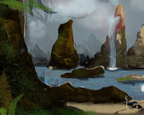 Shipwrecked speed paint