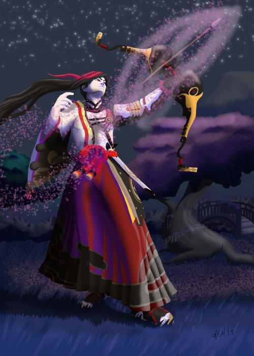 Minamoto No Hiromasa- Omnyoji Fan Art