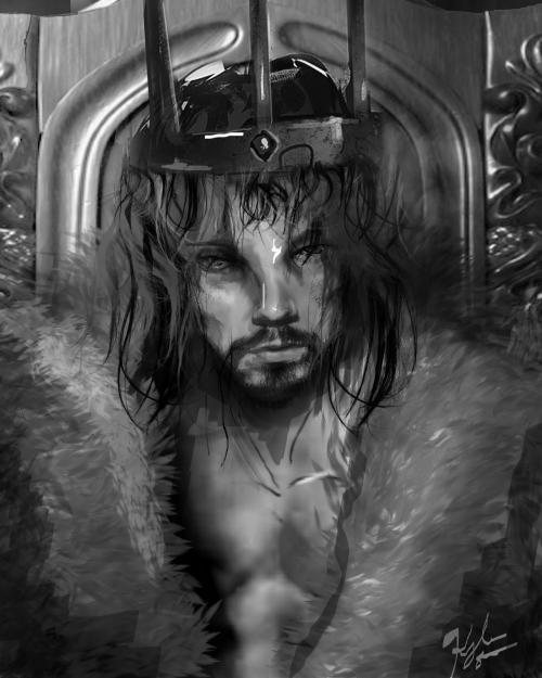 The lonely king