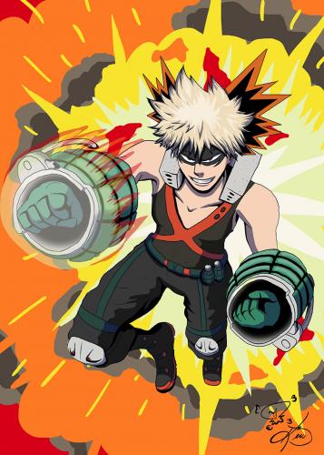 Bakugo from My Hero Academia